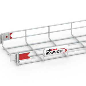 60512200 200 x 65mm Pemsa Rejiband Rapide Wire Basket 3m - Silver