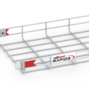 60512300 300 x 65mm Pemsa Rejiband Rapide Wire Basket 3m - Silver