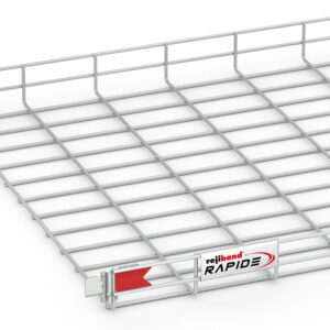 60512600 600 x 65mm Pemsa Rejiband Rapide Wire Basket 3m - Silver