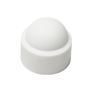 White Plastic Bolt Caps - M10