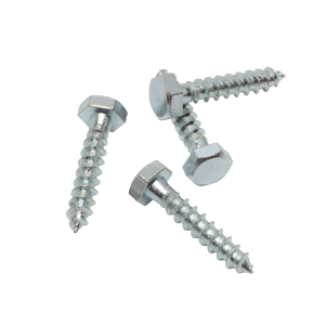 M6 BZP Hex Head Coach Screws