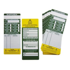 ScaffCheck Inspection Insert Pack Of 10