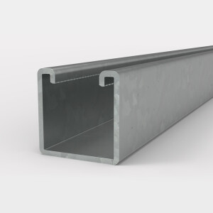 Kora 41 x 41mm x 3m Heavy Gauge Plain Channel Pre-Galvanised Steel