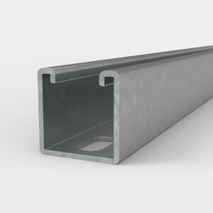 Kora 41 x 41mm x 3m Heavy Gauge Slotted Channel Pre-Galvanised Steel