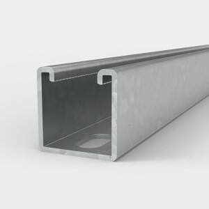 Kora 41 x 41mm x 3m Heavy Gauge Slotted Channel Hot Dip Galvanised Steel
