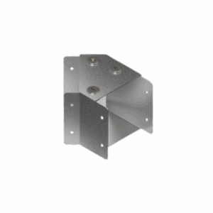 Metsec Cable Trunking PG 100 x 50mm 45deg Top Cover Bend TTB/100/050/PG/G45