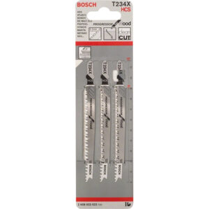 Bosch T234X Jigsaw Blades (Pack of 5) Wood Cutting