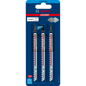 Bosch T341HM Jigsaw Blades (Pack of 3) Fibreglass/Plaster Cutting