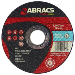 115 x 2.5 A24EX Metal Cutting Discs D/C