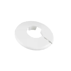 Talon One Piece White Pipe Hole Covers - 22mm