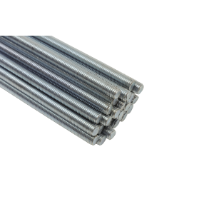 Kora M8 x 3m BZP Threaded Rod / Studding 4.8gr