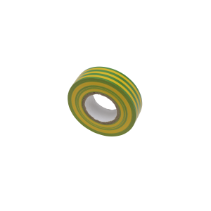 19mm x 20m Colour PVC Tape - Green and Yellow