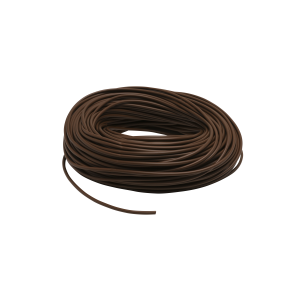 PVC Oversleeving Brown (L) 4mm 100m Hank
