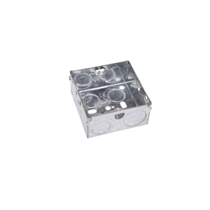 Single Metal Back Box - 35mm