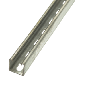 41 x 41mm x 3m Light Gauge Slotted Channel Pre-Galvanised Steel