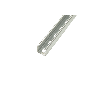 41 x 41mm x 6m Heavy Gauge Slotted Channel Hot Dip Galvanised Steel