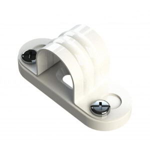 25mm Galvanised White p/c spacer bar saddle