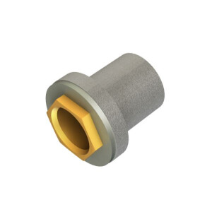 20mm Galvanised Flanged Coupler