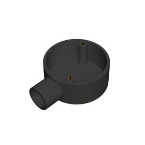 20mm Black PVC Terminal Box