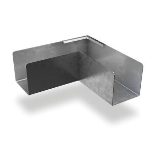 Lighting trunking flat 90 deg bend 50 x 50mm