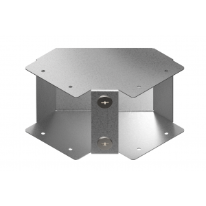 Metsec Cable Trunking PG 150 x 100mm 90deg Internal Cover Bend TIB/150/100/PG/G90