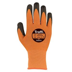 TG3010 Traffiglove Orange Cut Level B Safety Glove Size 9 (Pair) X-Dura Classic PU