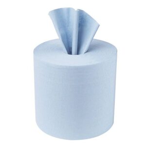 190mm x 150m Blue 2 Ply Wiper Roll (pack 6)