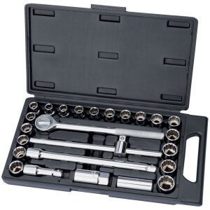 1/2" Drive 25 Piece Socket Sets