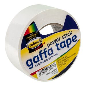 50mm x 50m White Gaffa (Duct) Tape