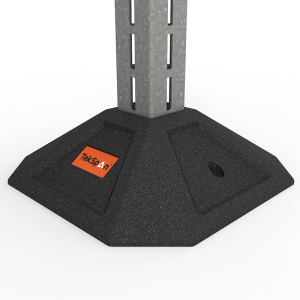 TekSpan Rubber Square Foot for 80mm Profile