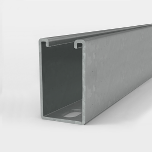 Kora 41 x 82mm x 3m Heavy Gauge Slotted Channel Pre-Galvanised Steel