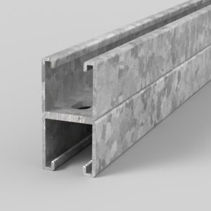 Kora 41 x 41 mm x 3m Back to Back Heavy Gauge Slotted Channel Hot Dip Galvanised Steel