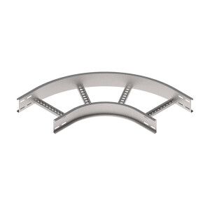 Metsec 750 x 125mm Cable Ladder Heavy Duty 90 Degree Bend HDG LFB125/0750HDG/90R300