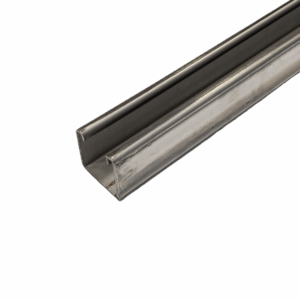 41 x 41mm x 3m Heavy Gauge Plain Channel Stainless Steel