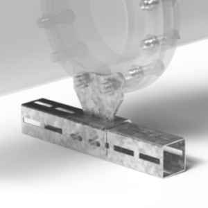 TekSpan Horizontal Flange Bracket DN150-DN300
