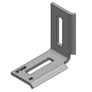TekSpan Zynox 45 2-Hole Wing Angle Bracket for 45mm Profile