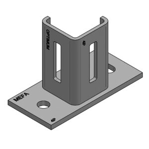 Tekspan Zynox 45 Baseplate for 45mm Profile